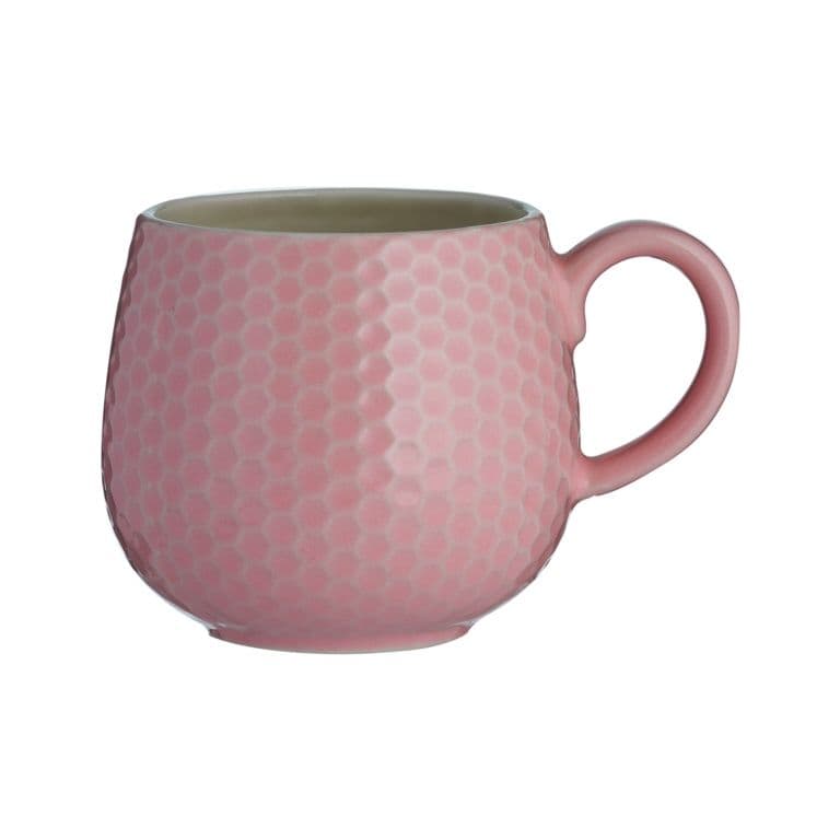 Mason Cash Embossed Honeycomb Mug - Pink