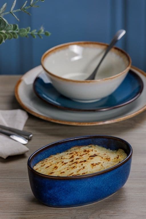 Mason Cash Reactive Blue Oval Pie Dish