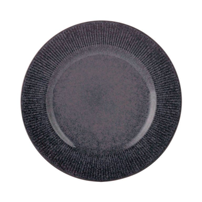 Mason Cash Reactive Linear Black Dinner Plate - 27cm