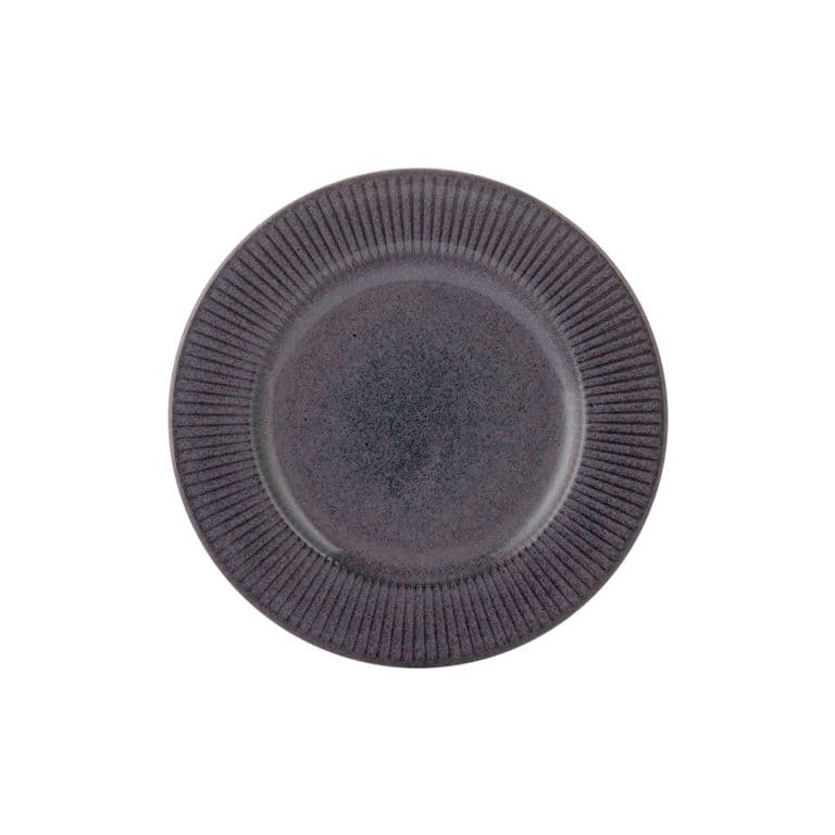 Mason Cash Reactive Linear Black Side Plate - 21cm