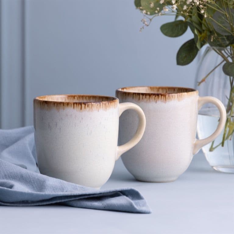 Mason Cash Reactive Mug 400ml - Cream