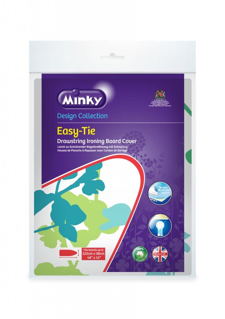 Minky Drawstring (Easytie) Ironing Board Cover - 122 x 38cm