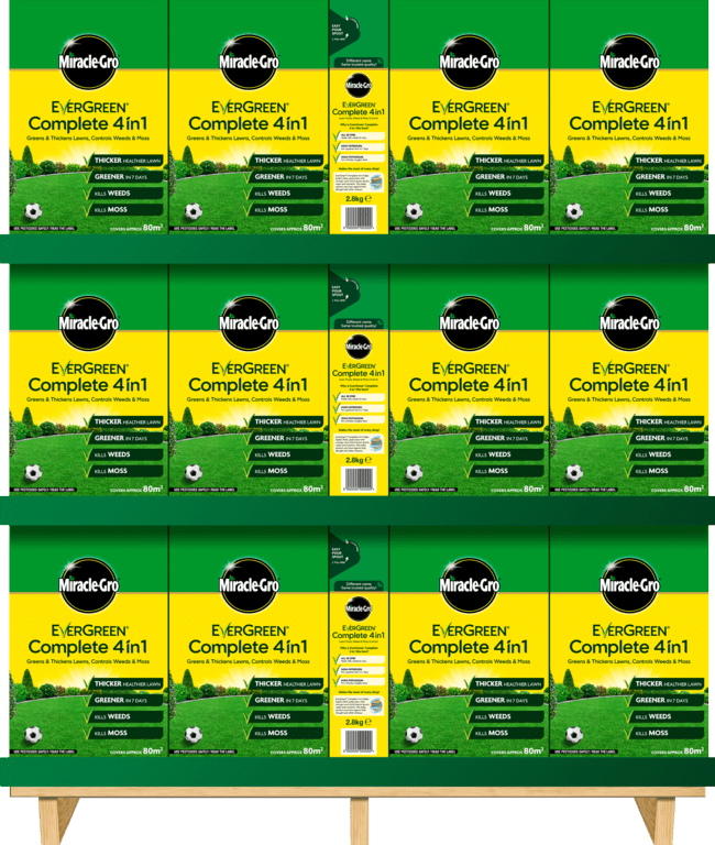 Miracle-Gro® Evergreen Complete 4 in 1 - Display Unit
