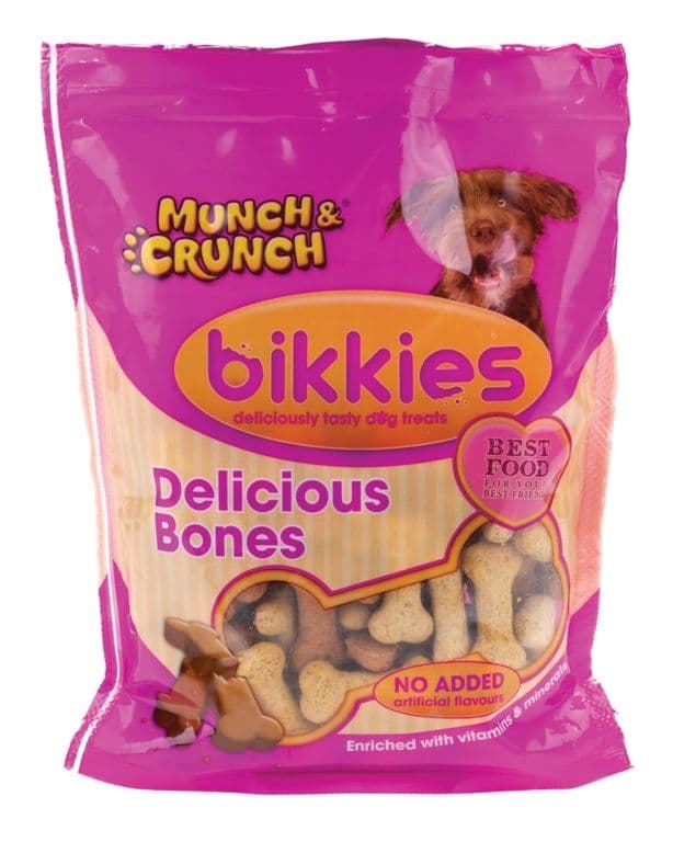 Munch & Crunch Bikkies Delicious Bones - 350g