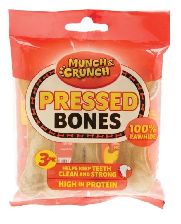 Munch & Crunch Pressed Bones - 3 Pack