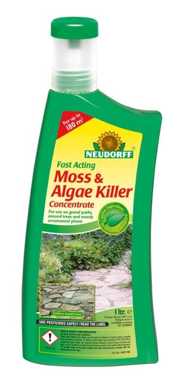 Neudorff Organic Moss & Algae Killer - 1L Concentrate