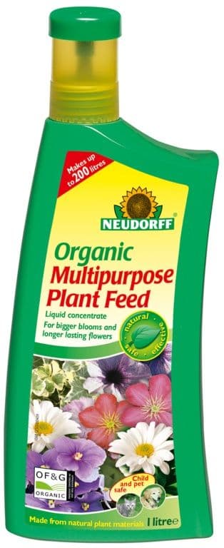 Neudorff Organic Multi Purpose Plant Feed - 1L Concentrate