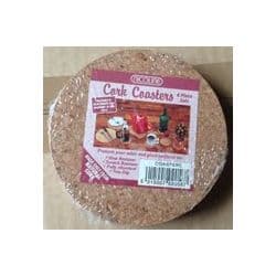 Nicoline Round Cork Coasters - 10cm diameter