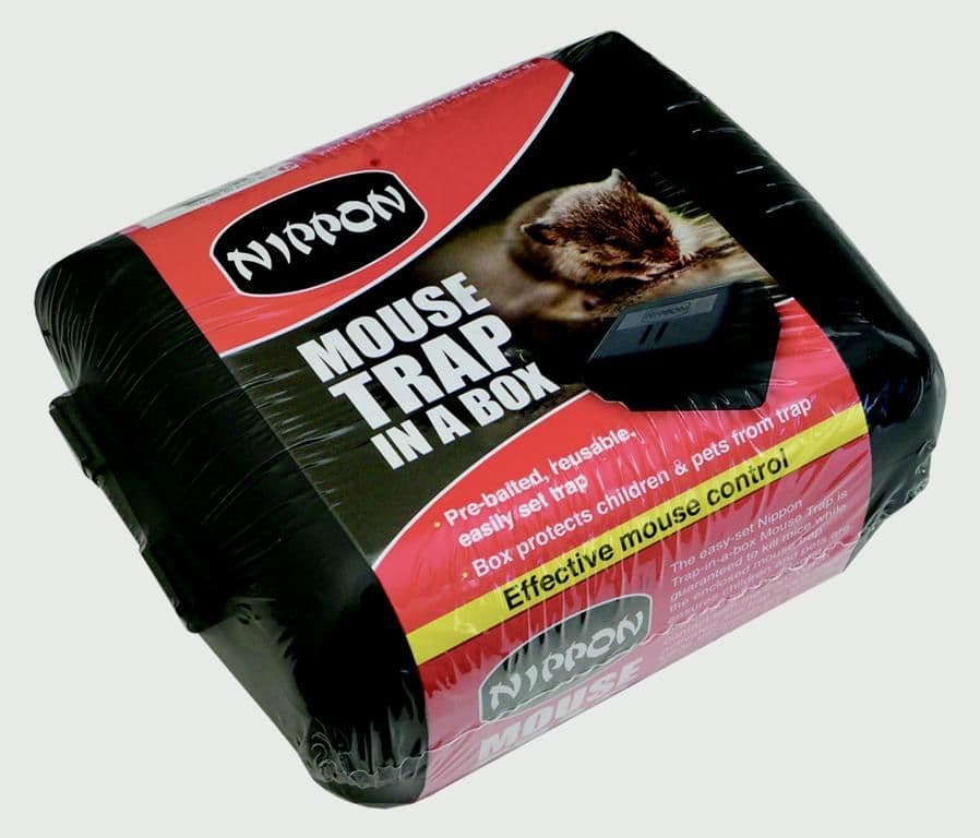 Nippon Pre-Baited Mouse Traps In A Box - 183g
