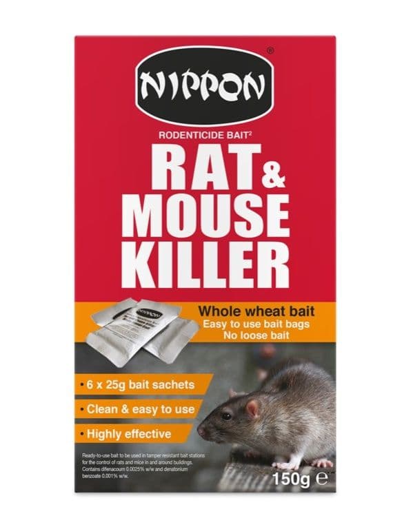 Nippon Rodenticide Whole Wheat Bait - 150g