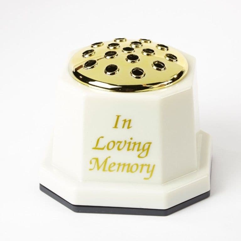 Oasis Marble Effect Container - White – Status Home Care