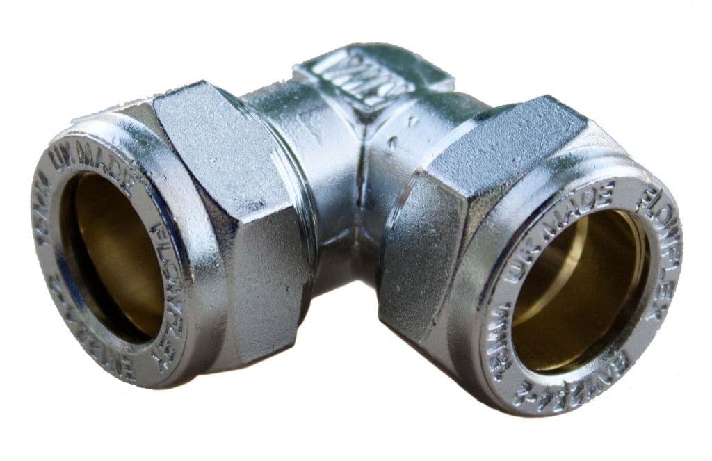 Oracstar Compression Elbow - 15mm x 15mm Chrome