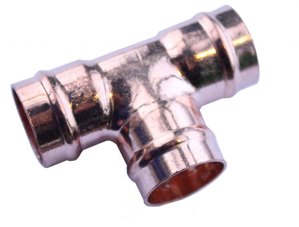 Oracstar Pre Soldered Equal Tee - 22mm