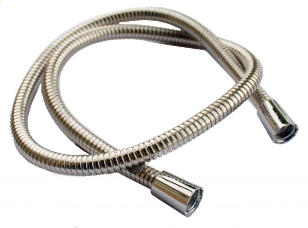 Oracstar Shower Hose Large Bore - Stainless Steel - 1.75m x 1/2" x 1/2" 11mm I.D.