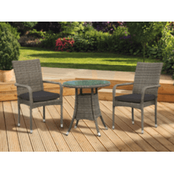 Pagoda Amalfi Bistro Set - 2 x Chairs, 1 x Bistro Table
