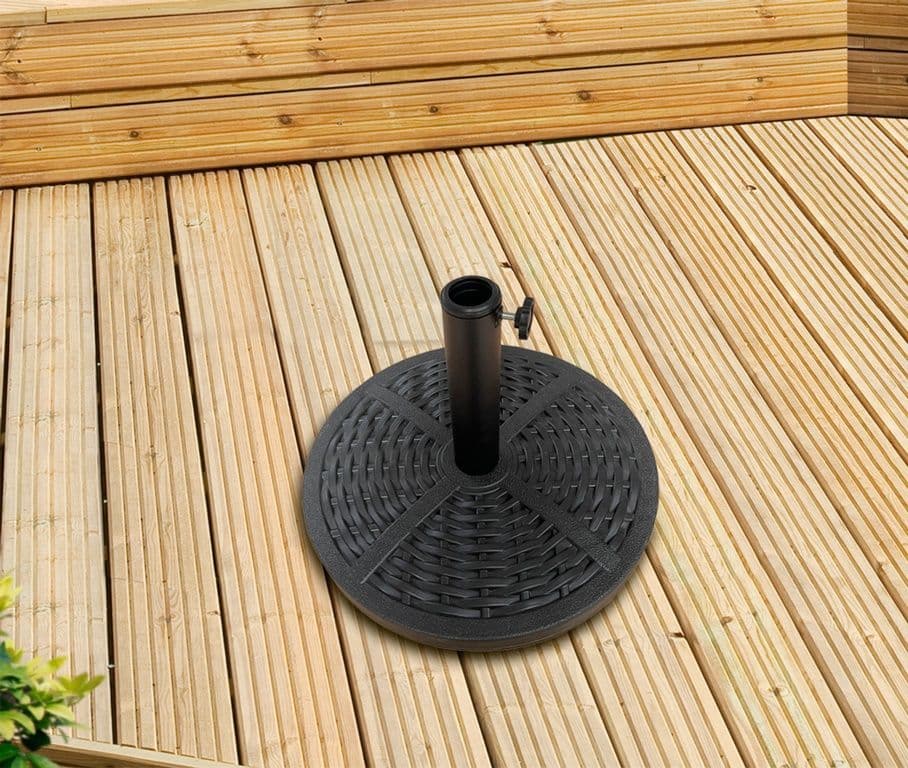 Pagoda Rattan Effect Parasol Base - 14kg