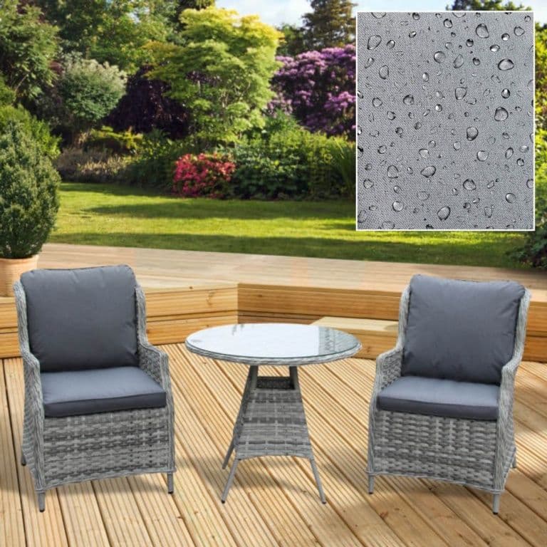 Pagoda Verona Deluxe Bistro Set - With Water Repellent Cushions