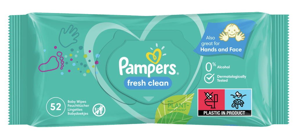 Pampers Baby Wipes Pack 52 - Scented