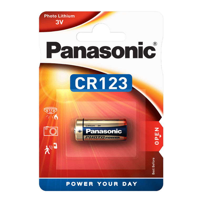 Panasonic CR123 Lithium Camera Battery
