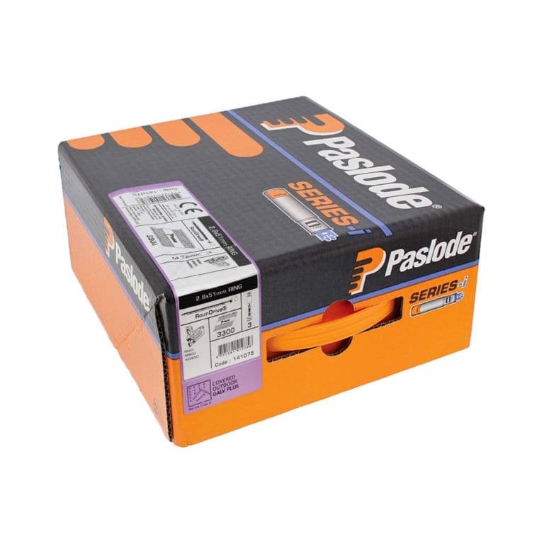 Paslode IM360XI Galvanised Plus Nail Fuel Pack - 2.8 x 51mm