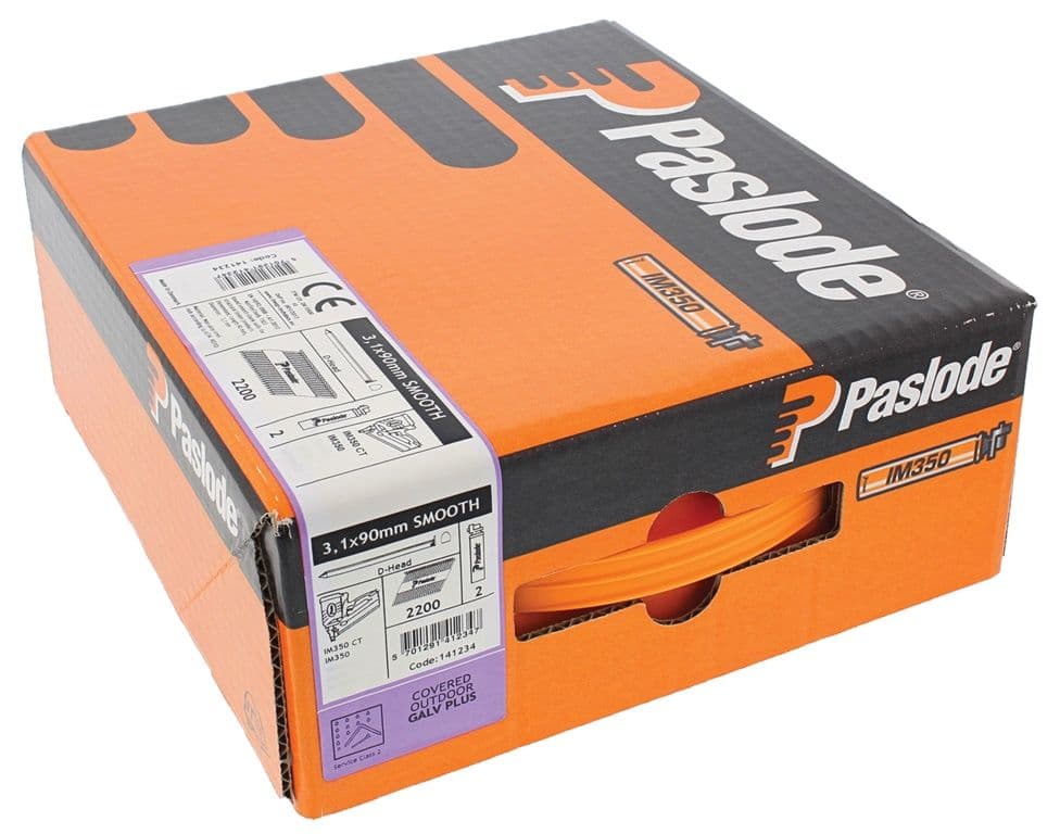Paslode Nail and Fuel Pack for IM350 - 90 X 3.1