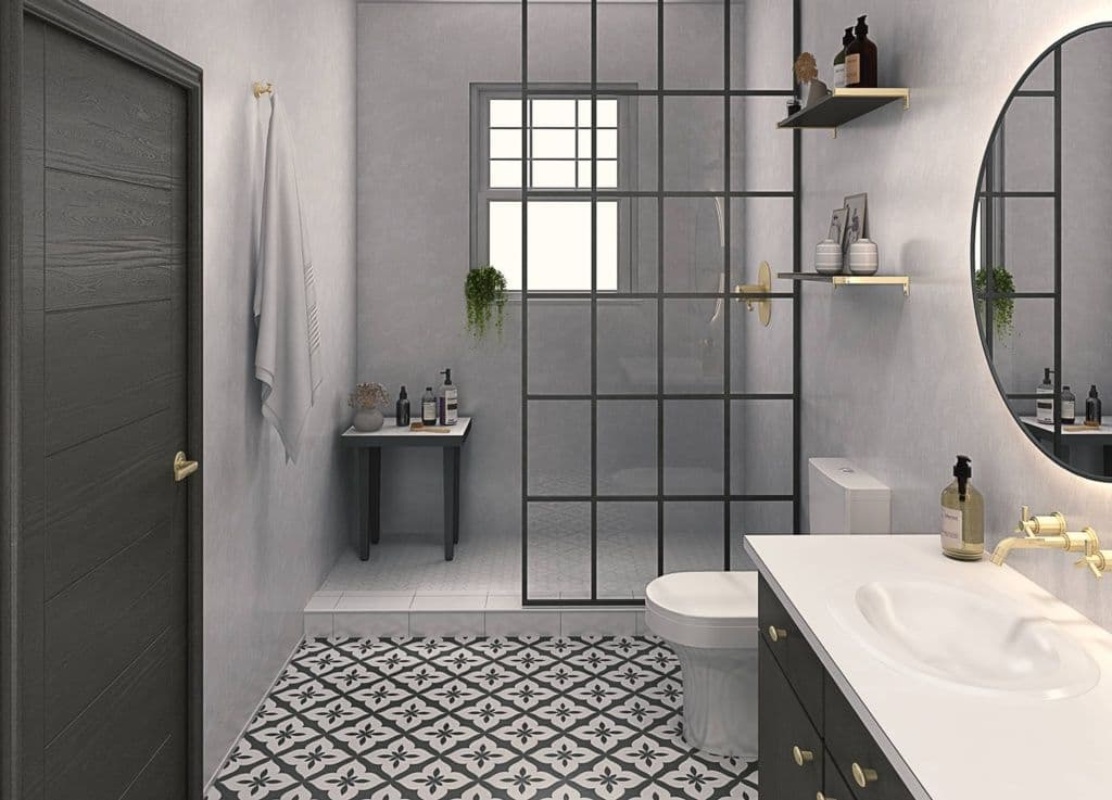 Perform Panel White Frost Bathroom and Shower Panel - 2400mm x 880mm 9711