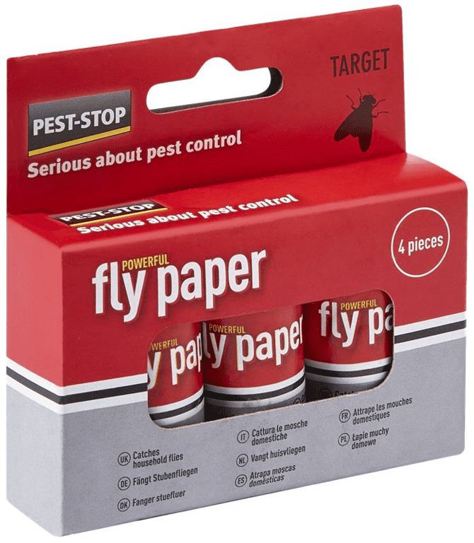 Pest-Stop Flypaper - Pack 4