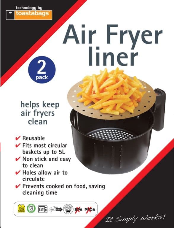 Planit Air Fry Liner Natural - Pack 2