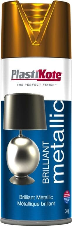 PlastiKote Brilliant Metallic 400ml Aerosol - Copper