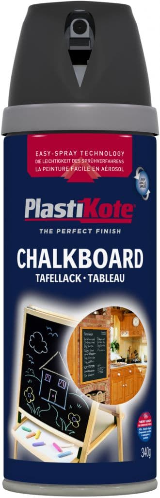 PlastiKote Chalkboard Spray Paint - Black 400ml