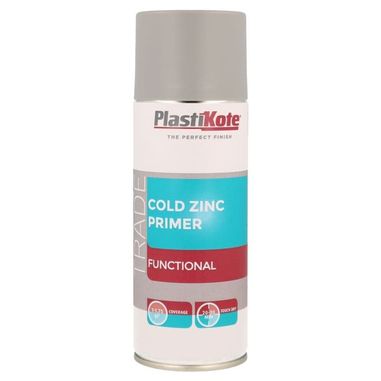 PlastiKote Cold Zinc Primer Spray - 400ml