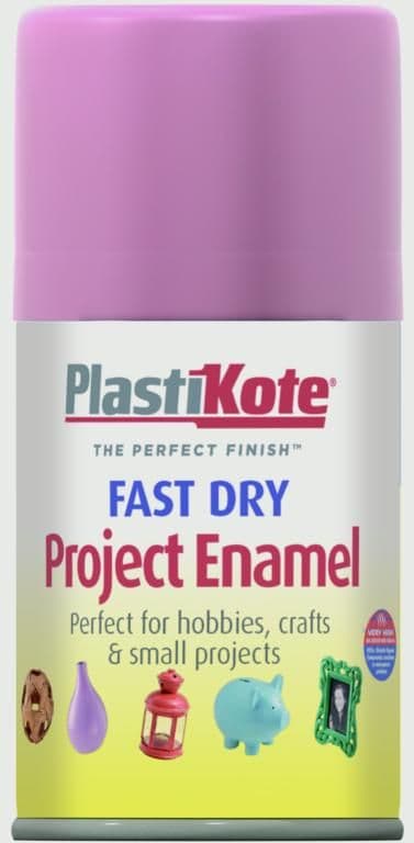 PlastiKote Fast Dry Enamel Aerosol Paint - Hot Pink - 100ml