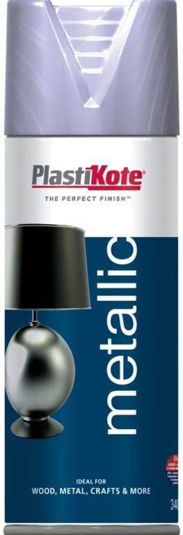 PlastiKote Metallic Paint Aerosol - 400ml Silver