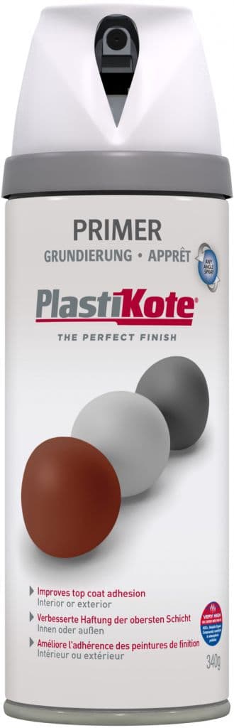 PlastiKote Twist & Spray Paint 400ml - White Primer