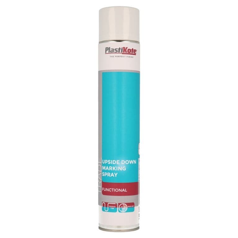 PlastiKote Upside Down Marking Spray 750ml - White