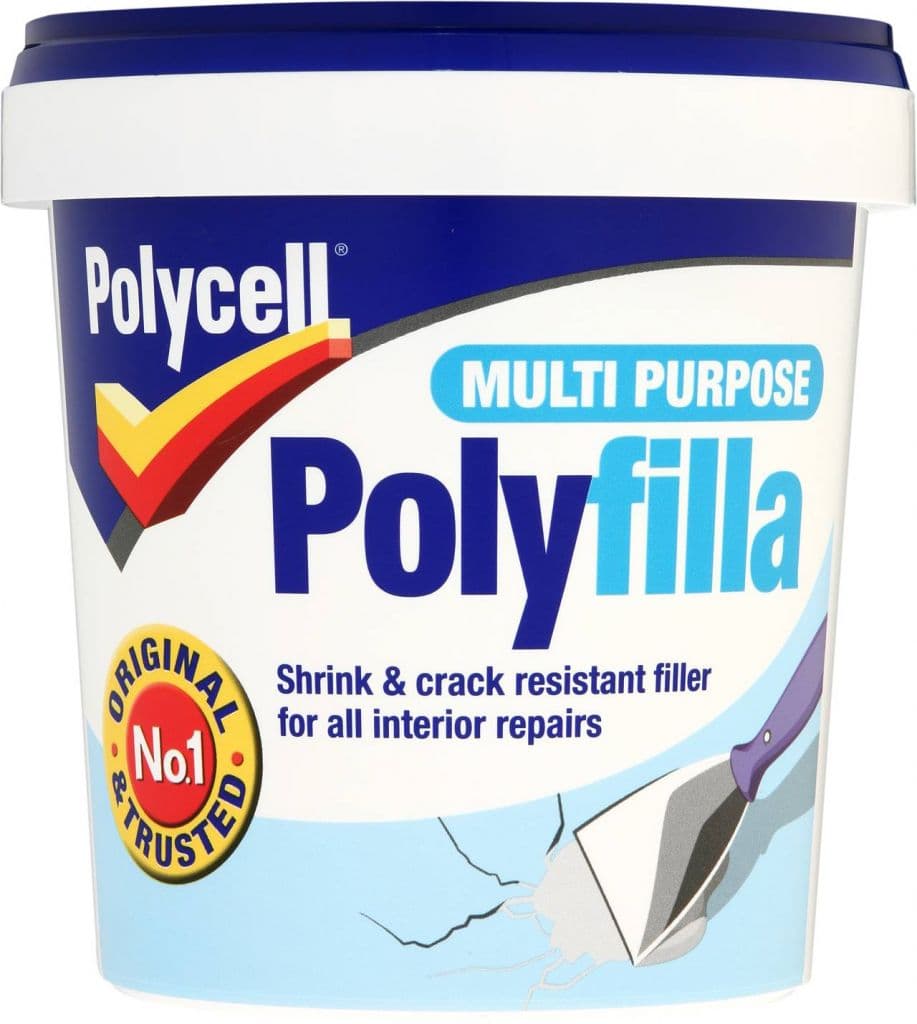 Polycell Polyfilla Multi Purpose Ready Mixed Filler - 1kg Tub