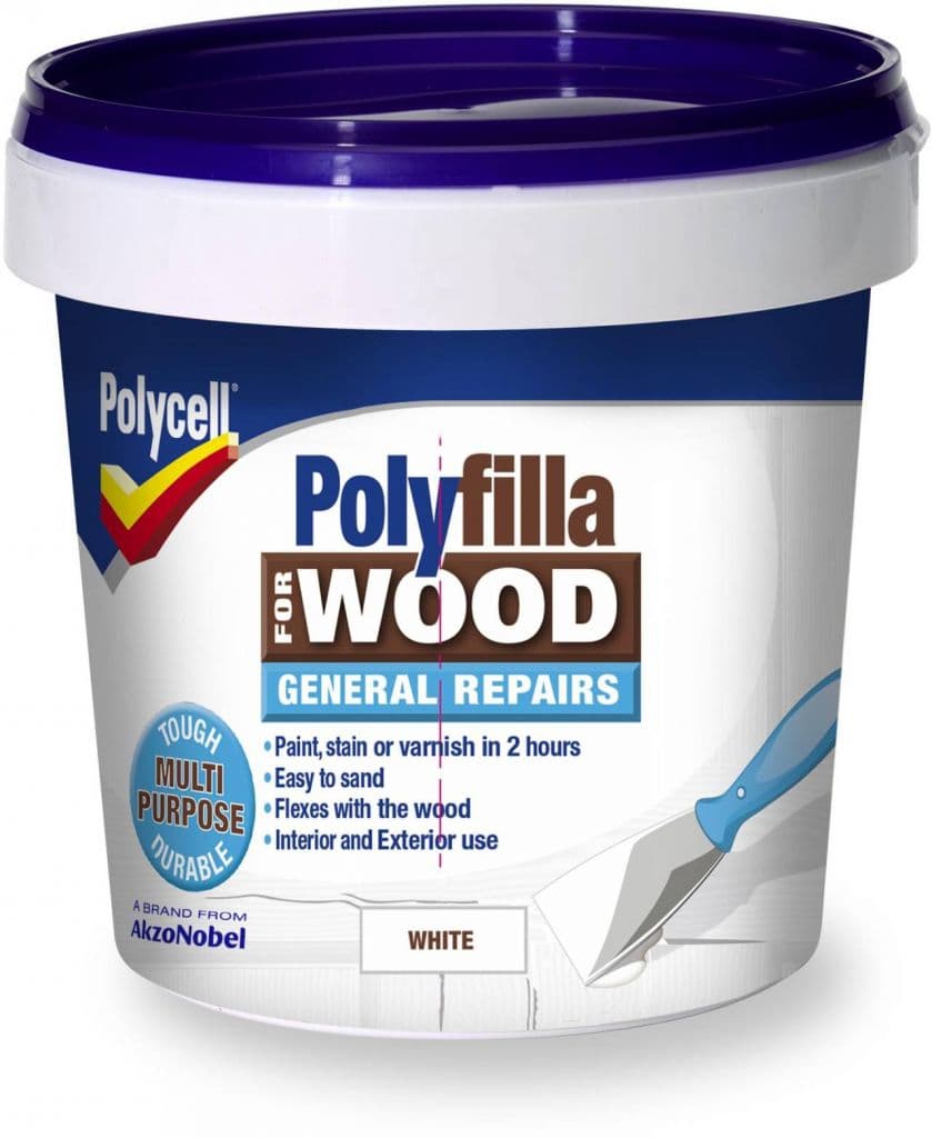 Polycell Polyfilla Wood Filler General Repairs - 380g Tub – Status Home ...
