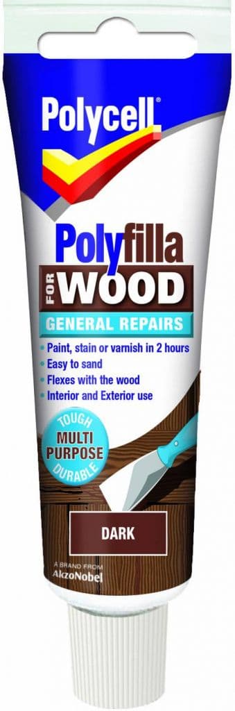 Polycell Polyfilla Wood General Repair - Dark Tube 75gm