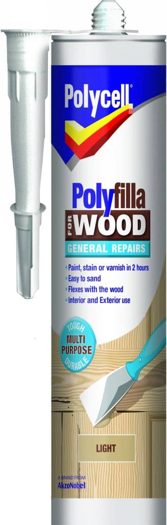 Polycell Polyfilla Wood General Repair - Light Cartridge 480gm