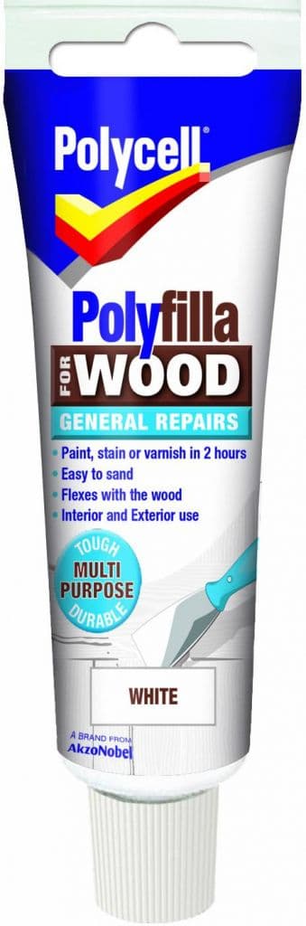 Polycell Polyfilla Wood General Repair - White Tube 75gm