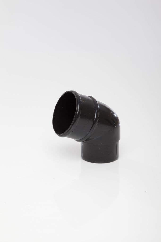 Polypipe 112 1/2 Degrees Offset Bend - 68mm Black