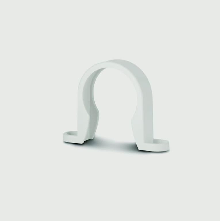 Polypipe Pipe Clip Solvent weld - 40mm White