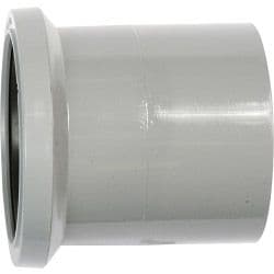 Polypipe Single Socket - 4"/110mm Black