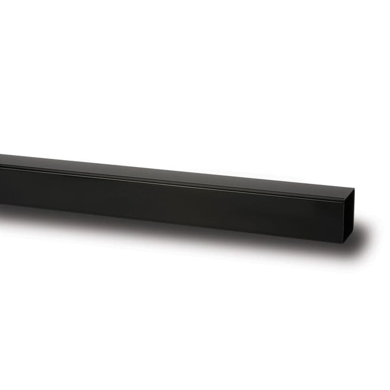 Polypipe Square Downpipe - 2.5m Black