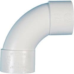 Polypipe Swept Bend 92 1/2 Degrees - 32mm Black