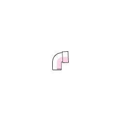 Polypipe Swivel Bend 92 1/2 Degrees - 40mm White