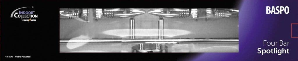 Powermaster Basic 4 Spot Bar - Chrome