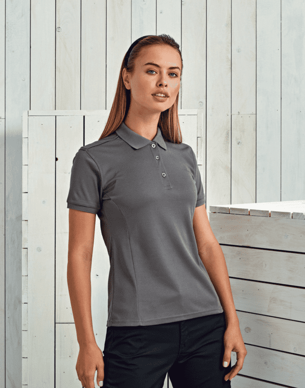 Premier Orange Female Polo - Medium