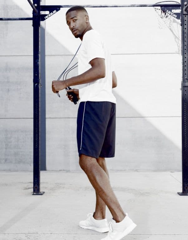 Prestige Gents Shorts Navy/White - Small