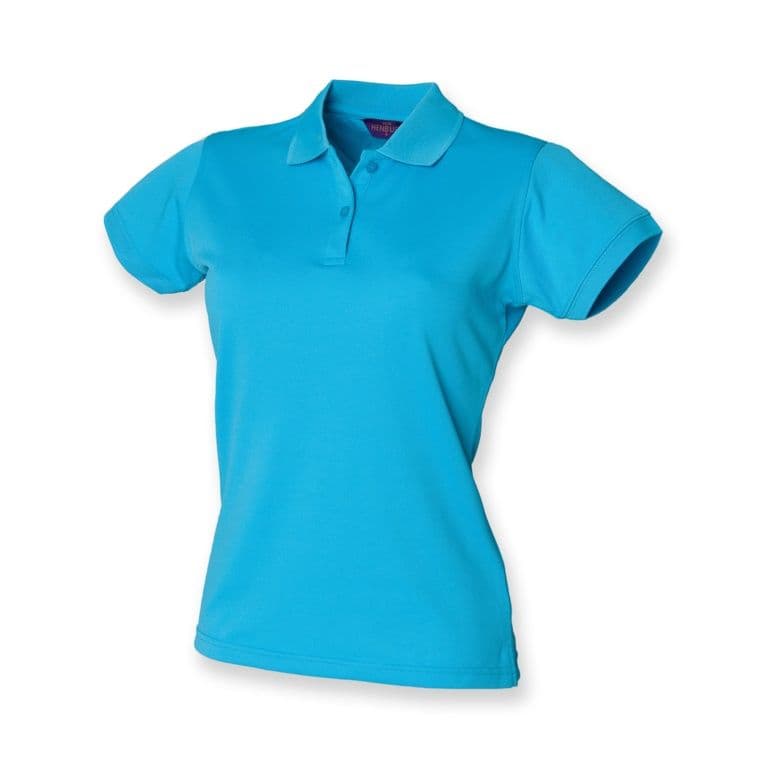 Prestige Ladies Henbury Polo Turquoise - XXXLarge